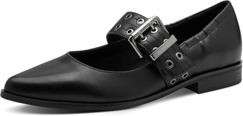 Marco Tozzi Ballerine da Donna, 2-22128-45, Nero, 37 EU, Nero, 37 EU