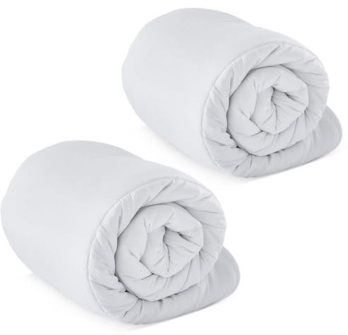 Imperial Rooms Super King Duvet 13.5 Tog (2 Pack) Anti Allergy Superking Duvet Hollowfibre Filling Quilts UK Made