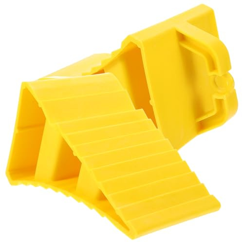 TOGEVAL Blocco Antiscivolo per Ruote Auto 2 Pezzi, Cunei Fermo Veicolo in Gomma 205x115x110mm, Accessori Sicurezza per Parcheggio e Stabilizzazione Veicoli