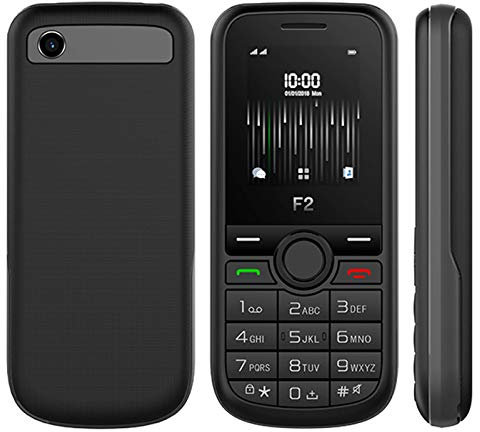 Jeija Pack Prépayé SFR avec Téléphone Portable Clavier Touches Sélection F2 + Carte SIM - Écran Couleur 1,8 Pouces - Noir
