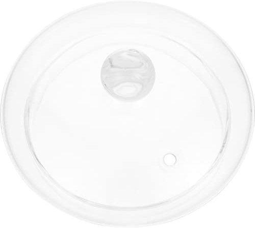 BESTonZON Tapa De Tetera Tapa De Garrafas De Vidrio Cubierta Más Empinada De Té Suministros para Tetera Tapa De Cristal para Infusor De Té Agua Tapas De Tetera De Vidrio Vasos Claros Bebidas