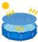 NEECS Solar-Poolabdeckung – runde Pool-Solarmatte, Pool-Heizdecke | Schwimmbad-Wärmeabdeckung, schützende runde Thermodecke mit herzförmigen Luftblasen für Garten, Outdoor, Spa, whirlpol, Pool