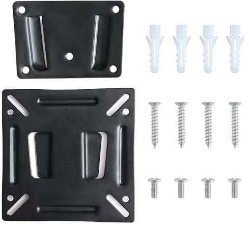 Support mural universel ultra fin pour écran TV 14-27 - Pour la plupart des téléviseurs LED/LCD/OLED/Plasma de 14 à 27 jusqu'à 13,6 kg avec VESA max 100 × 100 mm