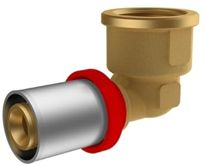 RACCORDO A PRESSARE IKARO CURVO FEMMINA 1 x 32