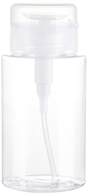Dispenser A Pompa A Pressione Tappi Superiori Ribaltati Bottiglia Vuota Ricaricabile Trasparente Con Chiusura A Chiave Imballaggio Cosmetico Da Viaggio Dispenser A Pompa A Pressione Per Unghie Liquido