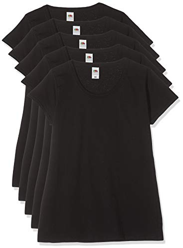 Fruit of the Loom Women's Valueweight T-shirt 5 Pack