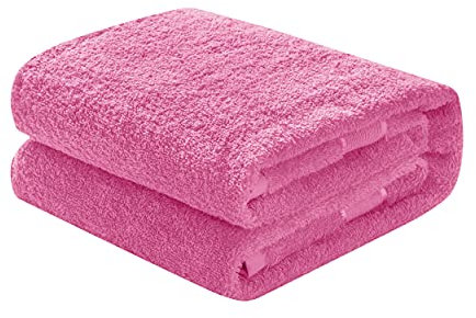 Mixibaby Waschhandschuh, Gästetuch, Handtuch, Duschtuch, Badetuch, Saunatuch aus Frottee, Größe:Saunatuch 80x200cm, Farbe:Altrosa