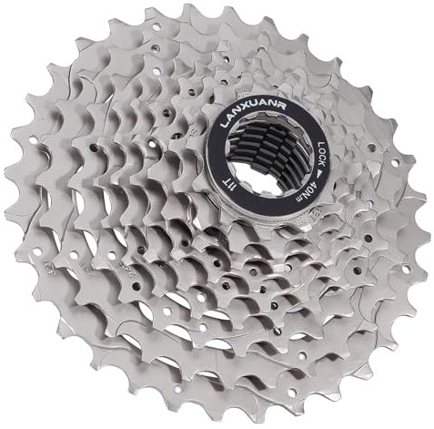 LANXUANR 9-Gang-Mountainbike-Kassette Passend für MTB-Bikes, Rennräder ， Superleicht (US-9S-32T)