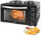 Minihorno Bomann® con placas de cocción y asador giratorio | cocción y horneado simultáneos | 28L | convección arriba/abajo 100°-230°C | minihorno eléctrico 3100 Watt incl. accesorios | KK 6059 CB