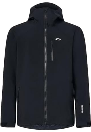 Oakley Mens Unbound Gore-Tex Shell Jacket 2.0, Blackout, X-Large