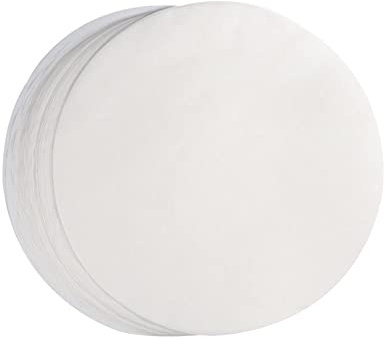 Nikou Carta da Forno Rotondi Antiaderenti per Barbecue, Carta Forno per Friggitrice Ad, Hamburger Cartine Kraft Teglia Vaporiera, Accessori Friggitrice Ad Aria per Griglia, 28 cm, 100 Fogli