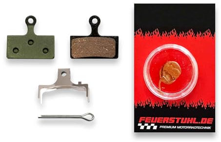 1 Set Bremsbeläge passend für Shimano DEORE M13E-5100 SERIEE-Bike - Fahrrad - Mountainbike - Trekkingrad - Onroad/Offroad - Ognibene - Made in Italy