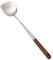 Oungy 4-teiliges Wok Pfannenwender, Schöpflöffel Edelstahl mit Massivholz Griff, Küchenhelfer Set Edelstahl mit Integriertem Aufhängeloch Schaumkelle Edelstahlen Suppenkelle für Wok Das Kochen