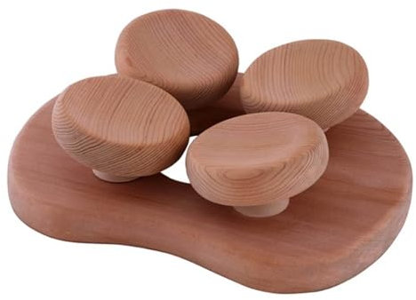 Sentiotec Ergonomische Kopfstütze Sauna Kopfstütze Ergonomisch Red Cedar