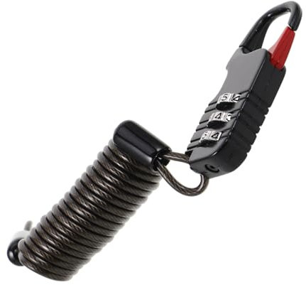 UPKOCH Diebstahlsicheres Zahlenschloss tragbar Kette sperren Kabel fahrrad diebstahlschutz helmschloss für motorräder Motorradtaschenschloss Motorrad-Heckschloss Zinklegierungsmaterial