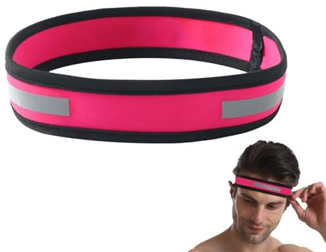 Löparpannband för kvinnor Halkfritt Elastiskt Reflekterande För | Löparpannband För Män Och Kvinnor För Yoga Träningspass Fitness Utomhus Cykling Promenader Jogging Basketboll Tennis