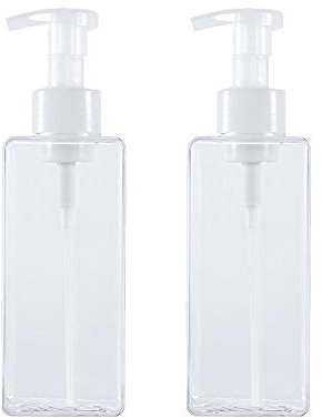 Salmophfeel 2 dispensadores de jabón espumoso, botellas de bomba vacías de espuma (650 ml)