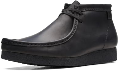 Clarks Shacre Skor för män, Svart läder, 40 EU