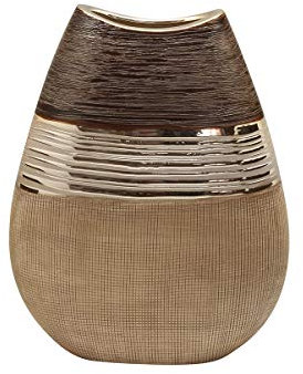 GILDE Vase flach Bradora H= 25,5 cm 47130
