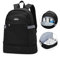 SZLX Sportrucksack für Frauen mit Schuhfach und Nasstasche Faltbarer Handgepäckrucksack Großer Reise-Laptop-Rucksack Wasserdichter Freizeitrucksack Sportrucksack Sporttasche für Schwimmen Yoga Schwarz