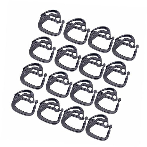 MILISTEN 300St Gardinenhaken Schattennetzhaken befestigen Gartenbedarf Schatten Netzclips Netzhalter Gewächshauszubehör Legierung anschließen Net-Ordner