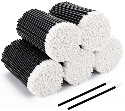 2000 Pieces Lip Wands Lip Applicators Disposable Lip Brushes Lipstick Brush Lip Gloss Wands Lint Free Makeup Applicator Brush