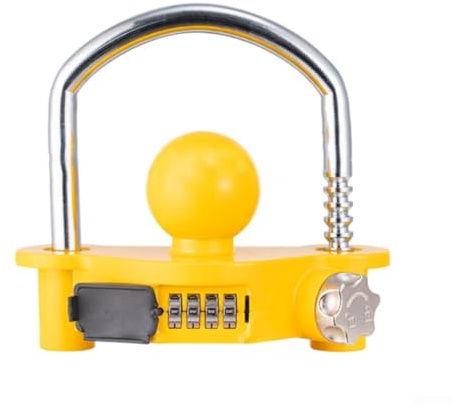 Antivol en alliage d'aluminium pour remorques avec code fiable à 4 chiffres