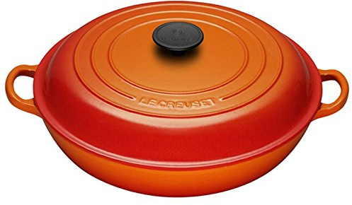 LE CREUSET Cast Iron Shallow Casserole, 30 cm, Volcanic