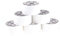 OFFICER PRODUCTS Verpackungsklebeband Farbe: Weiß/ 6 Rollen/Breite 48mm x Länge 46m/ Farbiges PP-Packband mit Acrylkleber/Verpackungsband Klebeband Paketklebeband/