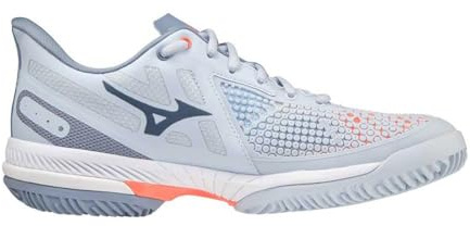 Mizuno Wave Exceed Tour 5CC (W), Scarpe da Tennis Donna, Heather/NeonF/VintageInd, 38.5 EU
