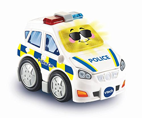 VTech Toot-Toot Drivers Polizeiauto | Interaktives Kleinkindspielzeug für Rollenspiele mit Lichtern und Geräuschen | Geeignet für Jungen & Mädchen ab 12 Monaten, 2, 3, 4 + Jahren, englische Version