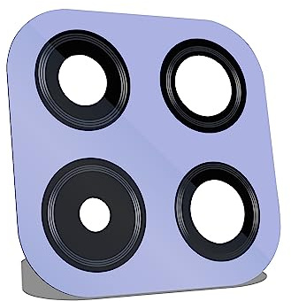 IS-TECK Kompatibel mit Samsung Galaxy A22 5G A226 Ersatz Kamera Glas Linse inkl. Kleber Set (Violet)