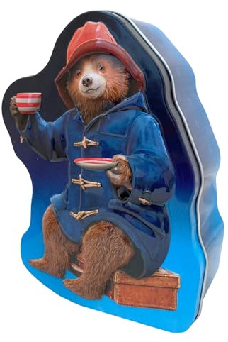 Paddington Bear Shaped Tin Filled With 25 Orange Marmalade Teabags