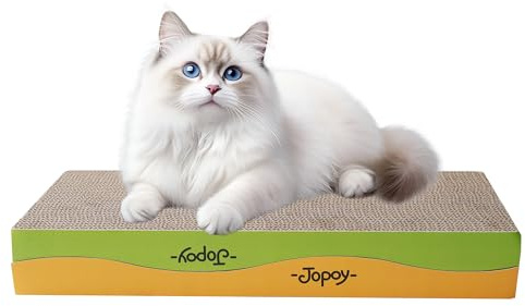 Cat Scratch Pad Toys, 2 Packs, Reversible Scratching Cardboard | For Indoor Cats, Sleep Play and Grind Claws