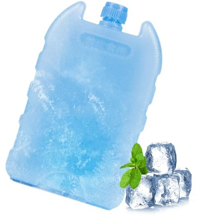 Ice Pack for Fan - Reusable Ice Crystal Boxes Freezer Blocks | Cold-Keeping Reusable Cooling Bag Refrigerator Accessories for Beverage Food Kitchen Home Road Trips BBQ