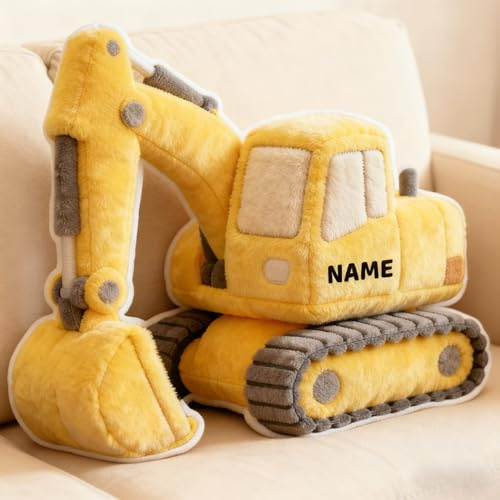 WERWAES Cuscino Personalizzato con Nome – Regalo Personalizzato con Temi Auto, Musica e Animali, Ideale per Compleanni, Natale e per Decorare Camera o Divano