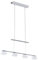 EGLO LED Hängelampe Aleandro 1, 4-flammige Pendelleuchte Esstisch, Hängeleuchte aus Metall in Chrom und Glas in weiß, Esszimmerlampe hängend, Küchenlampe warmweiß
