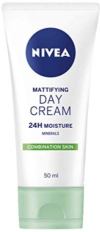 NIVEA Daily Essentials oljefri fuktgivande dagkräm (50 ml), kombination och fet hudfuktighetsmedel, mineralinfunderad dagkräm, hudvårdsprodukter