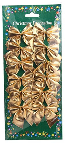 Toddmomy Satz 12tlg Schleifen Zum Basteln Ornament Goldene Samtschleife Weihnachtsschleifen Zum Verpacken Von Geschenken Weihnachtsbaum Bowknot Bänder Glitzerschleife Mann Wagen Binden