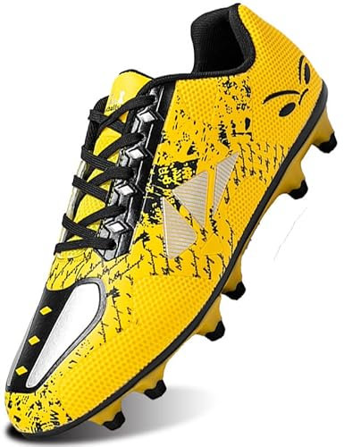 SIN0ES C22033 Herren Futsal Street Futsalschuhe Gelb Gr.42