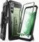 SupCase Outdoor Case for Samsung Galaxy S23+Plus 5G Mobile Phone Case Bumper Case Rugged Protective Cover [Unicorn Beetle Pro] without Screen Protector with Belt Clip and Stand 2023 Edition (Green)