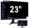 Computer Monitor Sichtschutz 23 Zoll Seitenverhältnis 16:9, Anti Blaulicht Blendschutz Displayschutz, Abnehmbarer Blickschutzfolie Sichtschutzfilter Kompatibel mit Lenovo/HP/Dell/Acer/Samsung/Asus