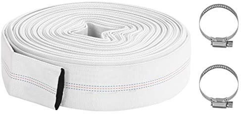 PVC brandslang 30 m 2, CIADAZ platt slang, bevattningsslang, slangvindare, trädgårdsvattenslang, takslang,