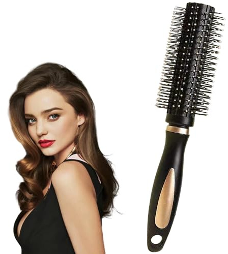 TYVOM Hair Brush, Hair Curling Brush Blow Dry Round Hair Brush Hairbrushes for Women Professional Curling, Hair Drying, Styling, Straightening and Shine