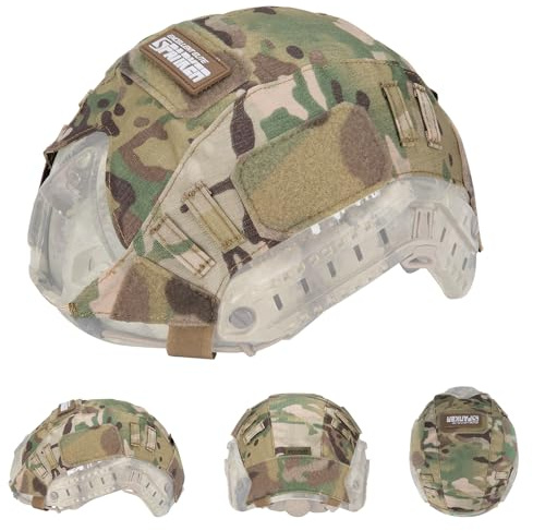 EXCELLENT ELITE SPANKER Copertura del casco in nylon tattico Airsoft Paintball Combat Fast copertura del casco per PJ/MH(MC)
