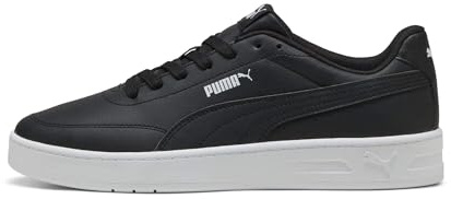 Puma Court Classic Clean - Scarpe da Ginnastica Unisex, Puma Black-Puma Black-Puma White,