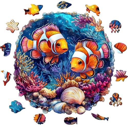 NiArt Wooden Puzzles for Adults 200PC Ocean Jigsaw Puzzle Home Decor Gift