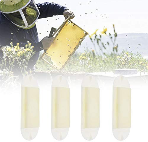 Jonlaki Bee Escape Equipment, Cleveres Design, Imkerwerkzeuge für die Zucht, Unverzichtbarer Kunststoff, Weiß, 4 Stück