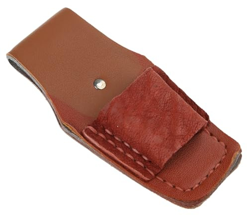 Fundas de cuero para herramientas, bolsillo adecuado para llaves de andamio con múltiples compartimentos y asa de transporte