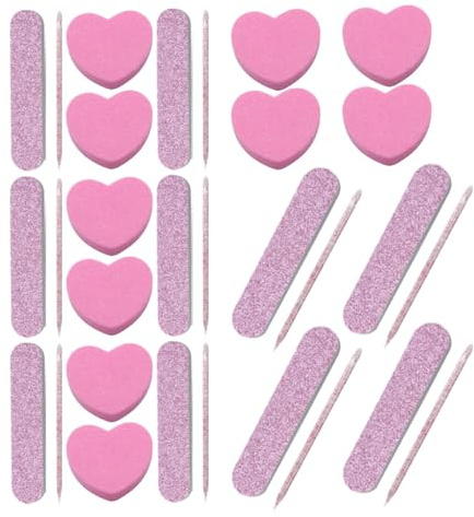 Angoily 20sets Kit Manicure Strumenti per Unghie con Buffer Blocchi per Lucidatura Professionale Multiuso e Durevole Adatto Uso Personale e Professionale